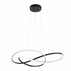 Ailia Imports - Darter Matt Black LED Pendant Light - 3000K Warm White