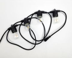 Lumenesk Festoon Lighting - Flush Mounted - 10 metre string