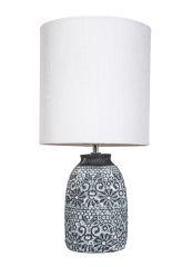 Fleur Grey Table Lamp CWTL 0314