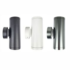 Ailia Imports Force 2 x 12watt LED Up / Down Pillar Lights