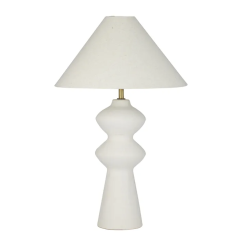 Fulham White FU3362 Table Lamp