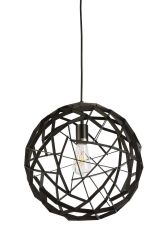 Geogro  Black Timber Pendant