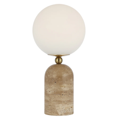 Gina Table Lamp Beige Stone GINA TL-BEOM