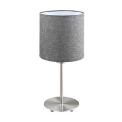Eglo Lighting Pasteri Table Lamp Grey Shade