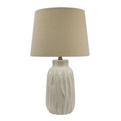 **OATMEAL ORGANIC COAST CERAMIC HACO354  TABLE LAMP