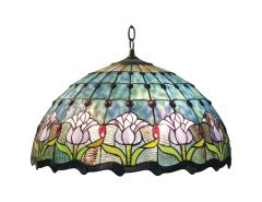 HL-20235A/CD Mauve Tulip 20Inch Pendant
