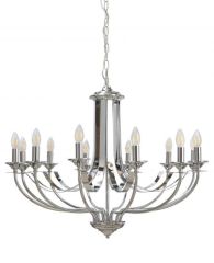 Fiorentino Lighting Hoodshire 12LT Chrome Pendant
