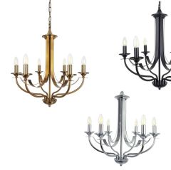Hoodshire 6 Light Candelabra style Pendant