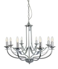 Hoodshire 8 Light Chrome Candelabra style Pendant