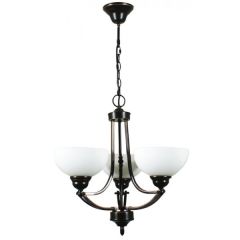 Houston 3 Light Pendant Bronze
