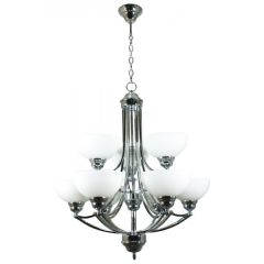 Houston 9 Light Chrome Pendant