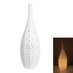 Lester Porcelain Bisque Bottle LARGE HULEBL Lamp