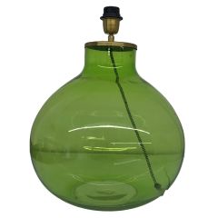 **Glass Ball Green LAM321 Lamp BASE ONLY