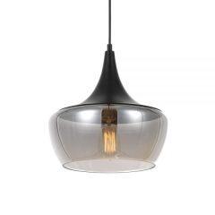 Landy Black / Smoke 1 Light Pendant