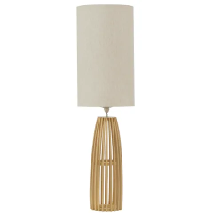Lido White Wash/Natural FU3399 Floor Lamp
