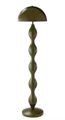 Lucca Olive Metal FU3346 Floor Lamp