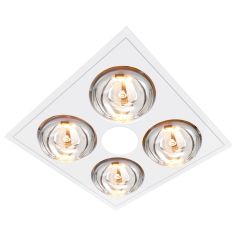 Myka (4Heat) White - 3in1 Heat / Light / Exhaust M4HDLXWH