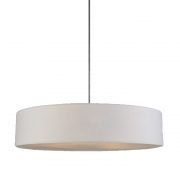 LL002PL018 W Mara 3 LT Drum Pendant White