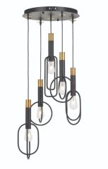 Marvin PE5 Black/Gold Pendant