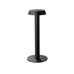 Unios Lighting Moka Textured Black Rechargeable Touch Lamp