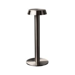 Unios Lighting Moka Satin Nickel Rechargeable Touch Lamp
