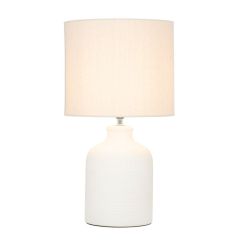 Mercator Maidstone White Porcelain Table Lamp
