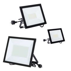 Telbix Neo Floodlights - Black - 4000K - 3 sizes - 30w, 50w & 150w