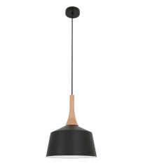 Nordic 2 Black Small Angled Pendant