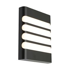 Odessa Black Grill Wall Light 10W CCT
