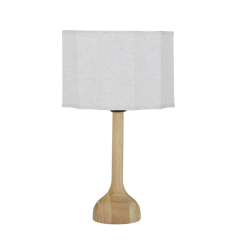 **Palermo Wood Nat FU3341 Table Lamp