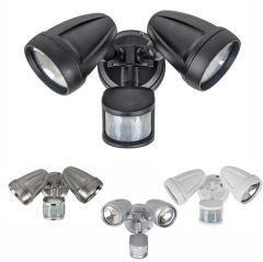 PHL4202 Twin 15watt LED Floodlights with Sensor - Group