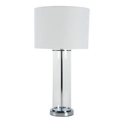 **Porter Glass Silver FU3221 T/Lamp 1 only