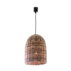 Rattan Bell Small Pendant