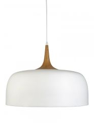 Fiorentino Lighting Ravenna 40 White/Timber Pendant