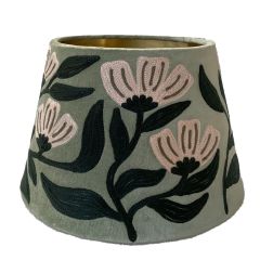 Velvet Tapered Daisy SHD1305 Sage Green SHADE ONLY