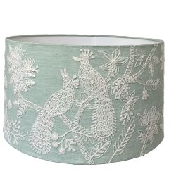 **Peacocks Pale Blue Drum SHD293 SHADE ONLY