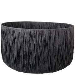 Raffia Black Large Drum SHD309 SHADE ONLY