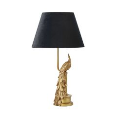 Peacock SHTL02BK Black Table Lamp
