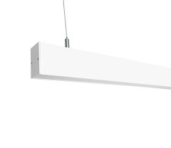 Slender White Linear LED pendant Light
