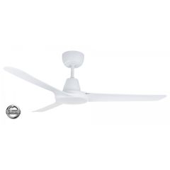 Ventair Spyda EC 50" White Ceiling Fan - No Light
