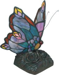 TL-092147 Butterfly Blue Lamp