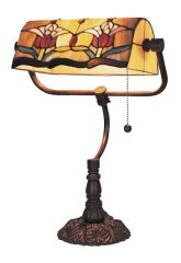 TL-235/BKKG Red Tulip Bankers Lamp