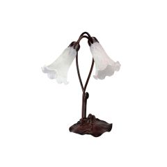 TLA1/002T White Twin Lily Lamp
