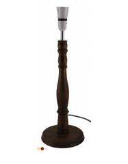 TLWD1601 Straight Walnut Timber Table Lamp (Base Only)