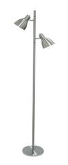 Telbix Lighting Torres 2LT Floor Lamp Chrome