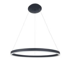 Ailia Imports Vincent 36w LED Black Pendant
