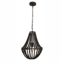 Mercator Lighting Willow 1 Light Pendant Black