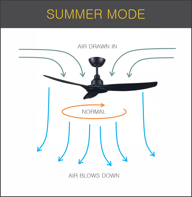 Ceiling Fna Summer Mode