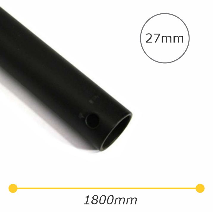 Fanco Sanctuary and Eco Style Ceiling Fan Extension Rod - 1800mm Black