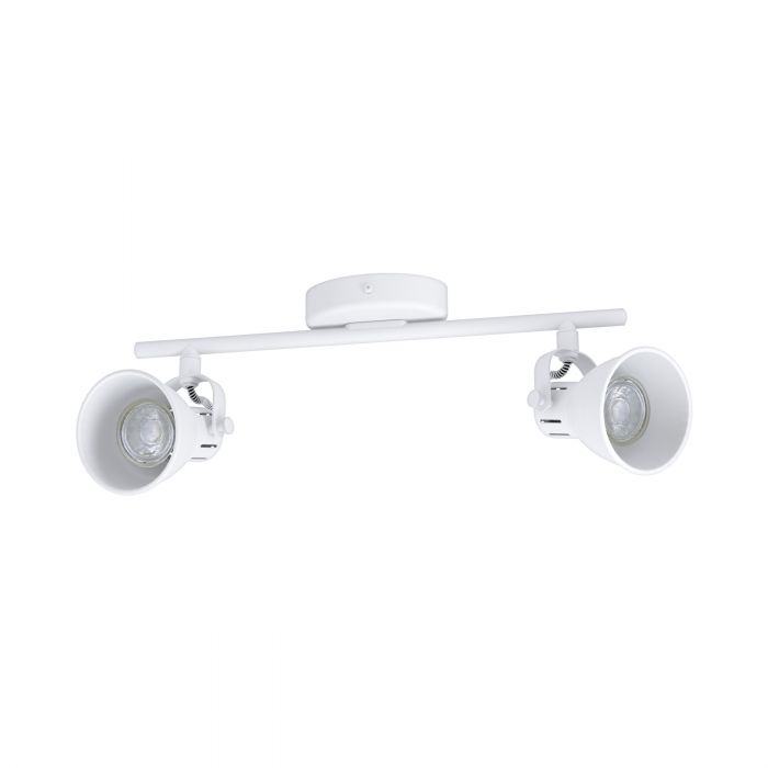 Eglo Seras 1 White Spotlight Range  205316 2 light White